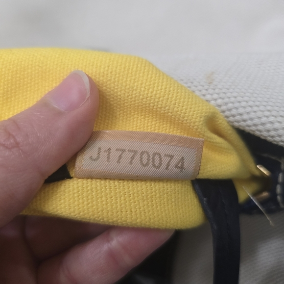 Dooney and Bourke  Nylon Leather Shopper Tote Bag Lined Handles Large - Picture 8 of 15